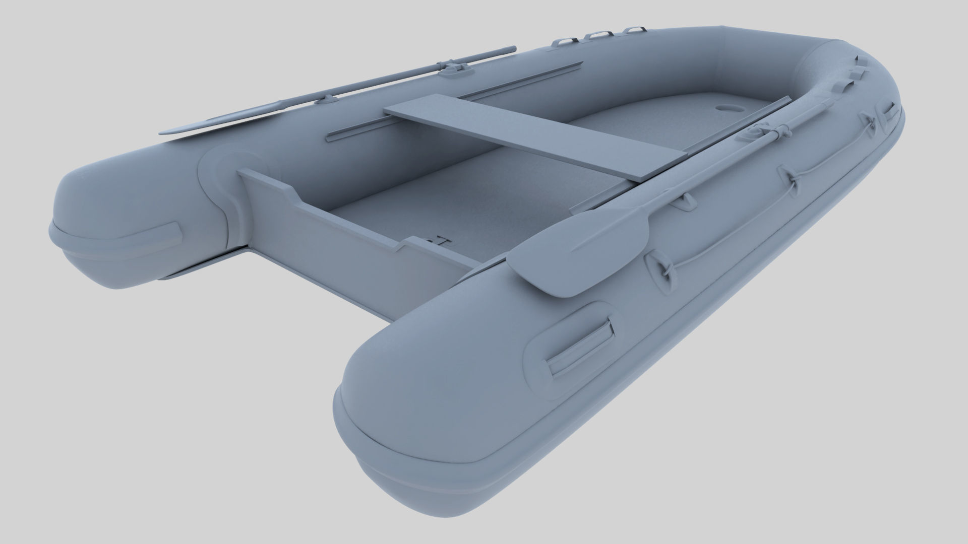 3D Boat inflatable 3D model_2