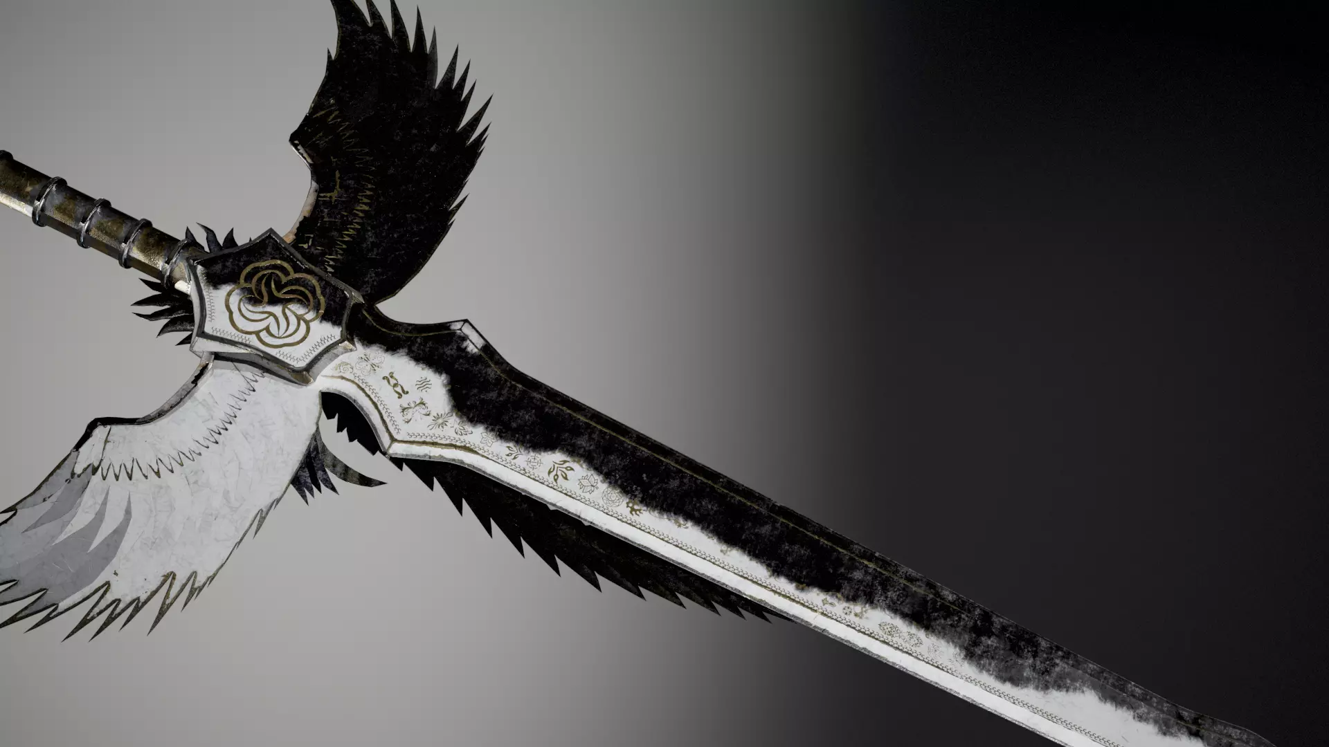 Glory-Evil Sword Game-ready Low-poly 3D model