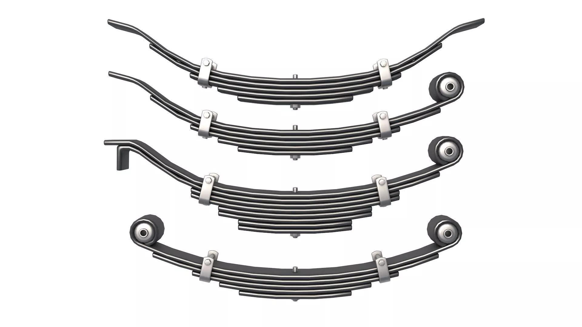 Trailer Leaf Spring 3D model