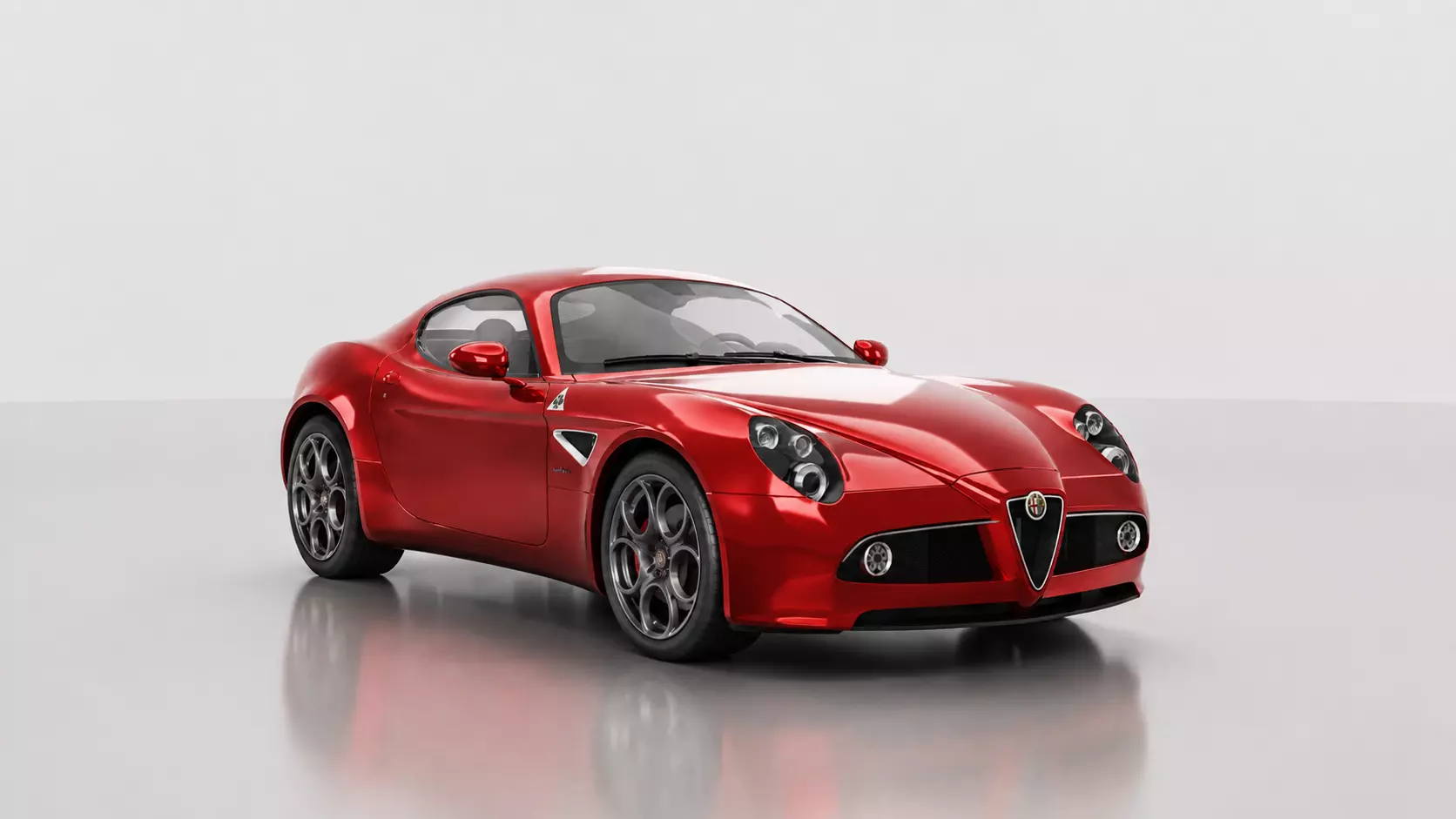 Alfa Romeo 4C Sports Car 3D Model Low-poly 3D model