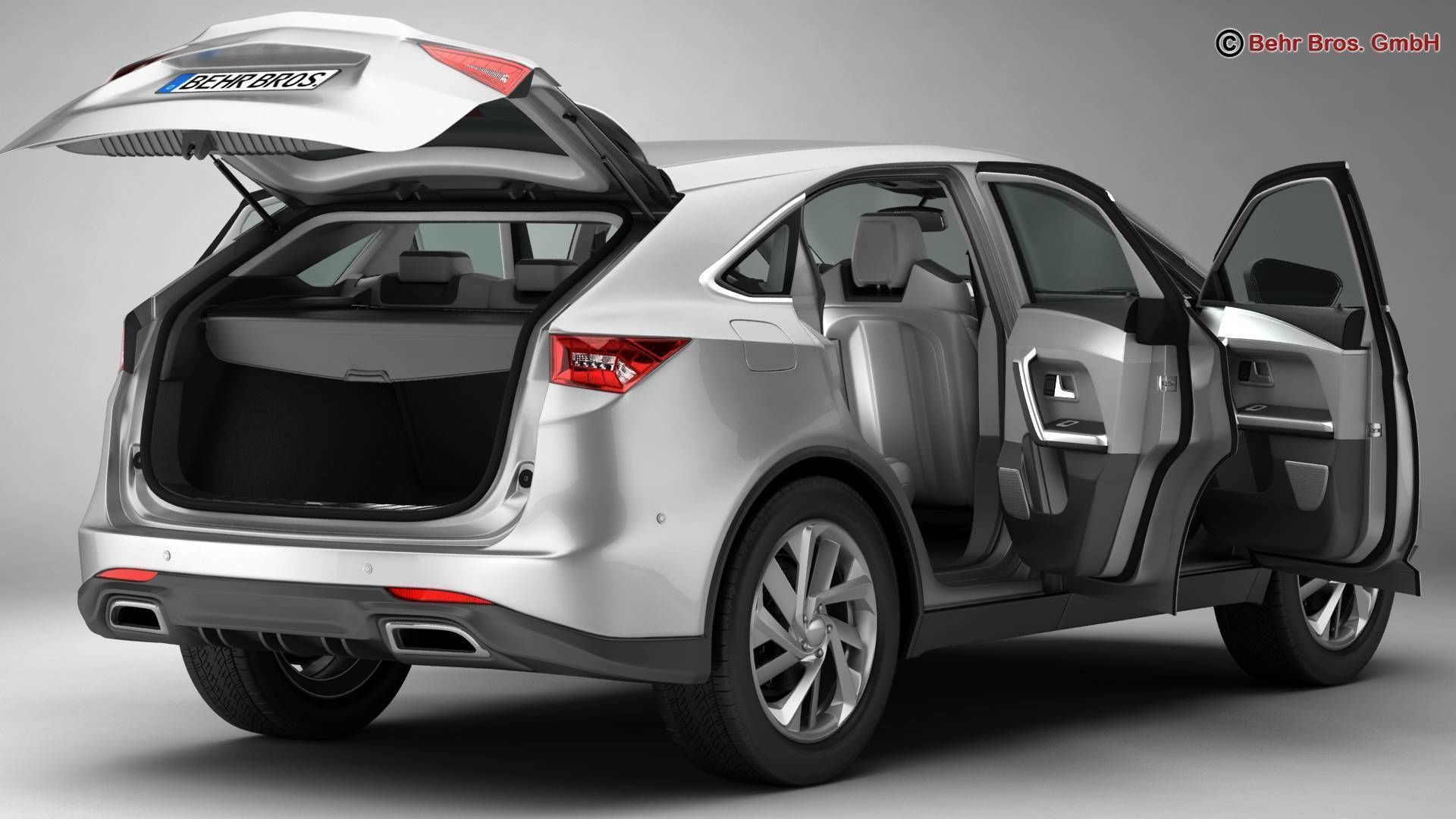 Generic SUV 2018 3D model_4