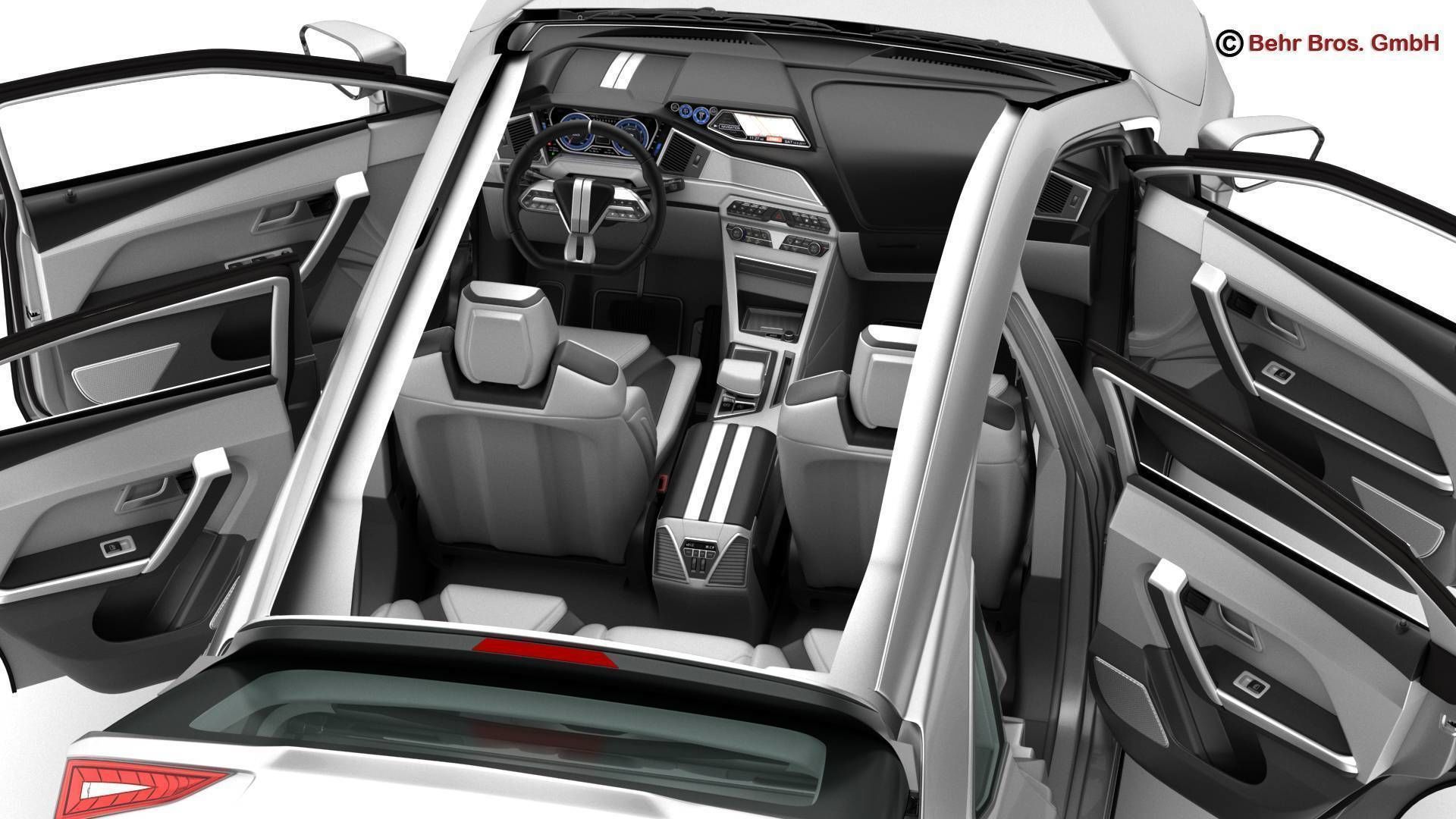 Generic SUV 2018 3D model_12