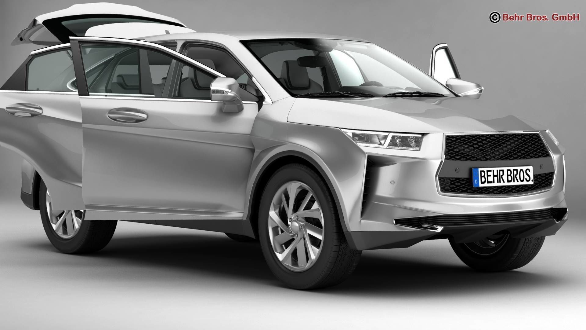 Generic SUV 2018 3D model_2