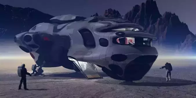 RD-623 Lander 3D model
