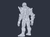 Crystal Golem Monster - Rigged Fantasy Creature Game Ready free VR / AR ...