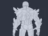 Crystal Golem Monster - Rigged Fantasy Creature Game Ready free VR / AR ...