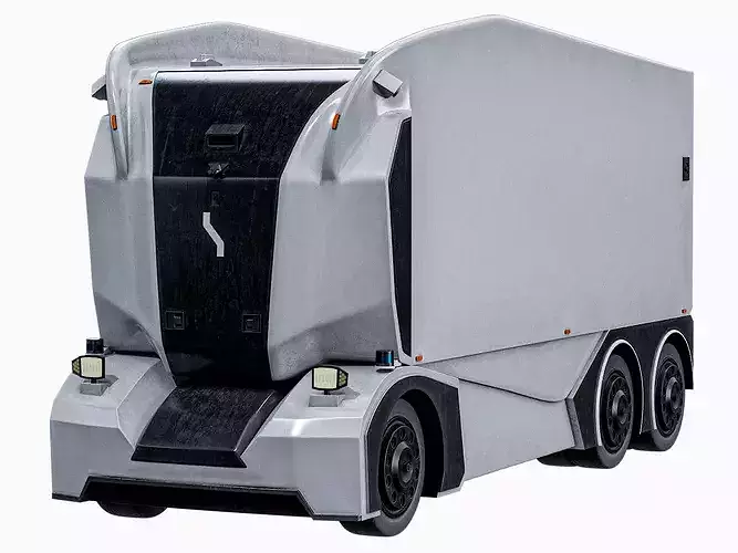 Einride Electric Autonomous Robotic Cargo Truck PBR