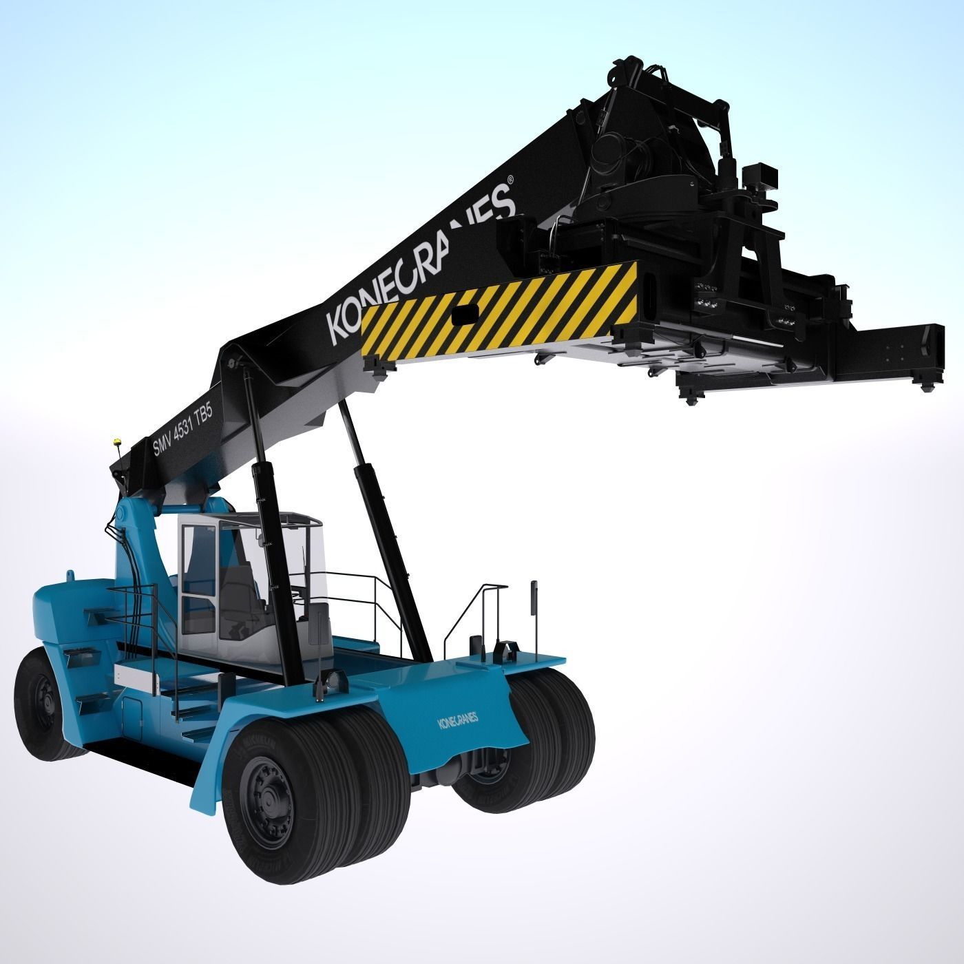 Crane Mobile Grab 3D model_0
