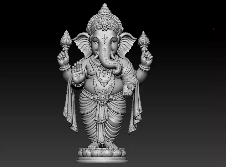 ganesh unique statue 3D print model