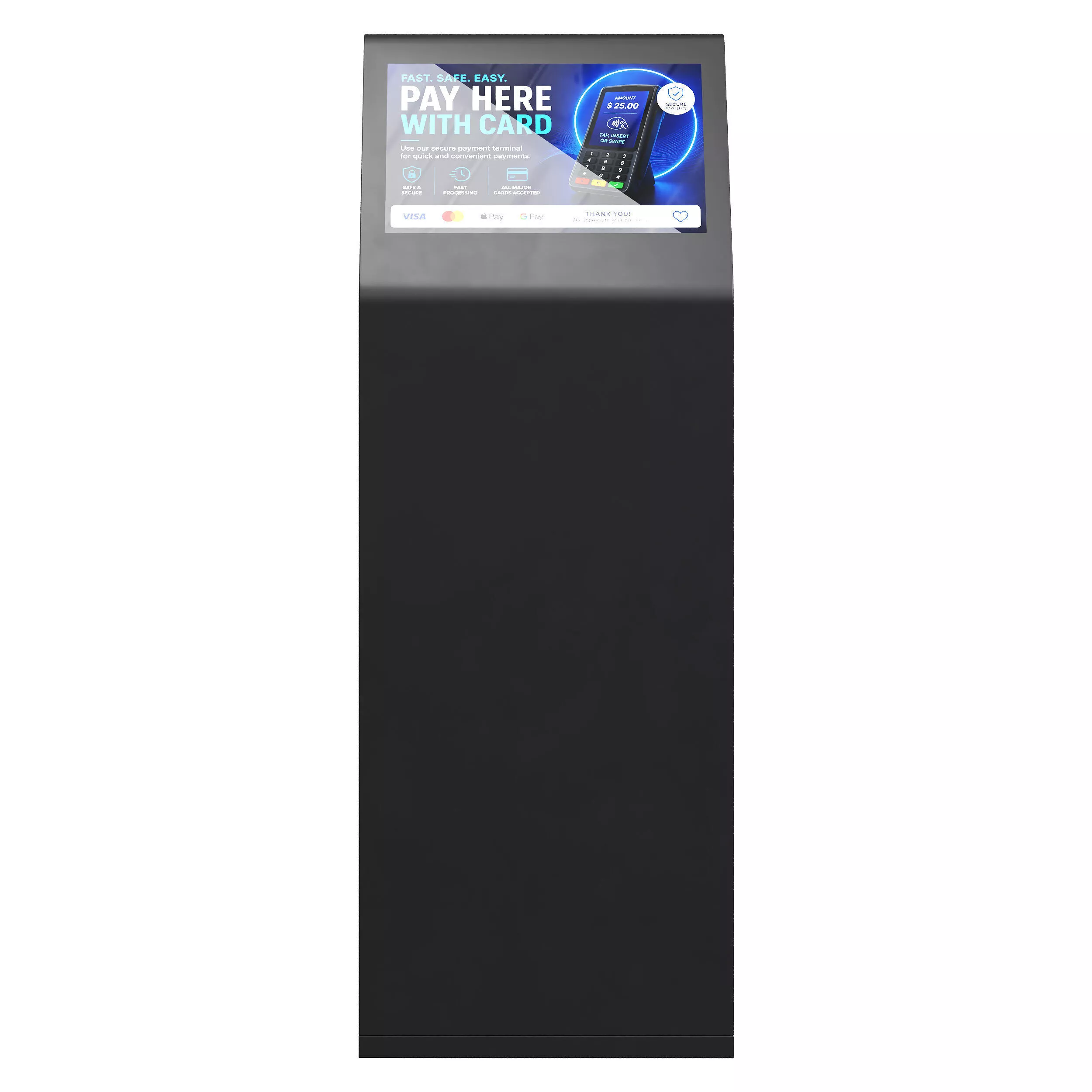 Payment Kiosk Low-poly 3D model