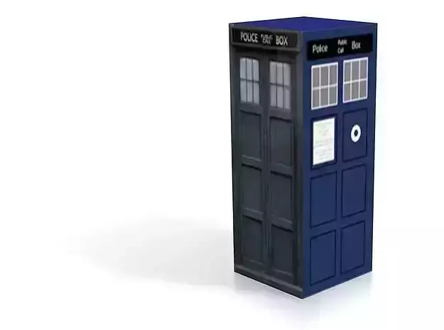 Tardis model 2 part  for color printing version 1