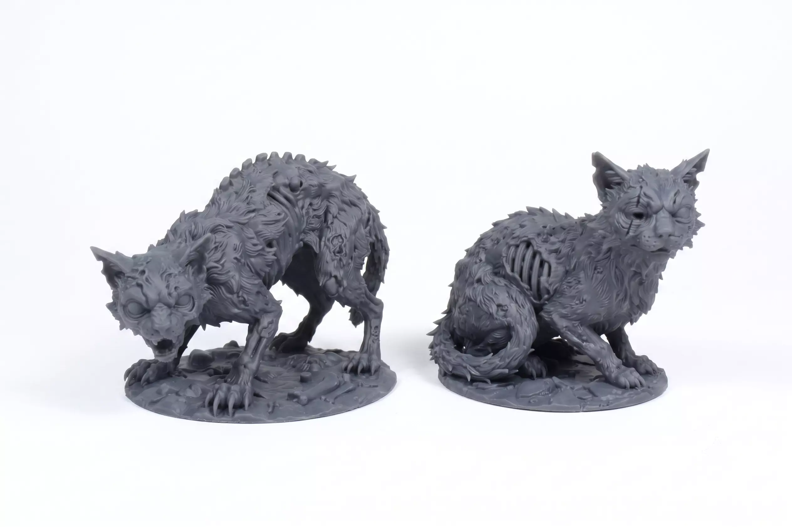 Zombie cats 3D print model