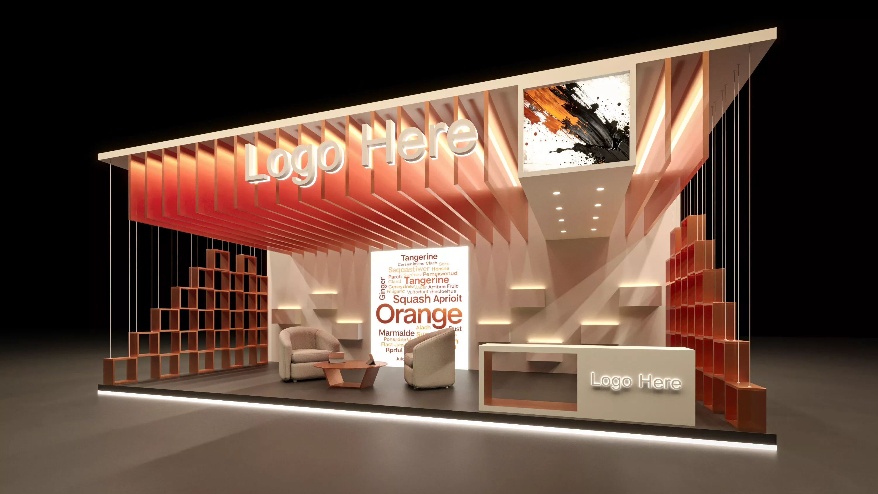 Exhibition Stand 3D model