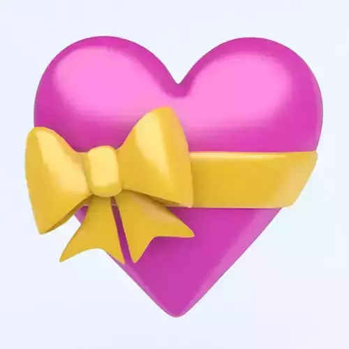 HEART with bow
