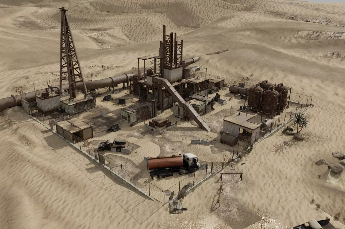 Call of Duty Rust Map 3D model