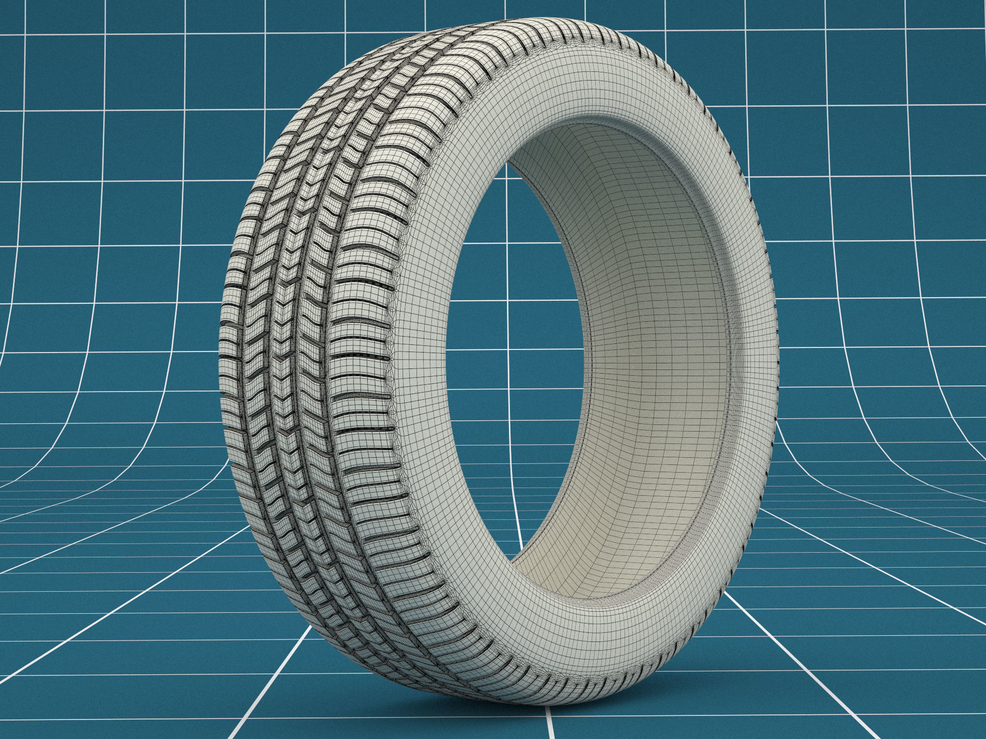Car tire 01 3D model_8