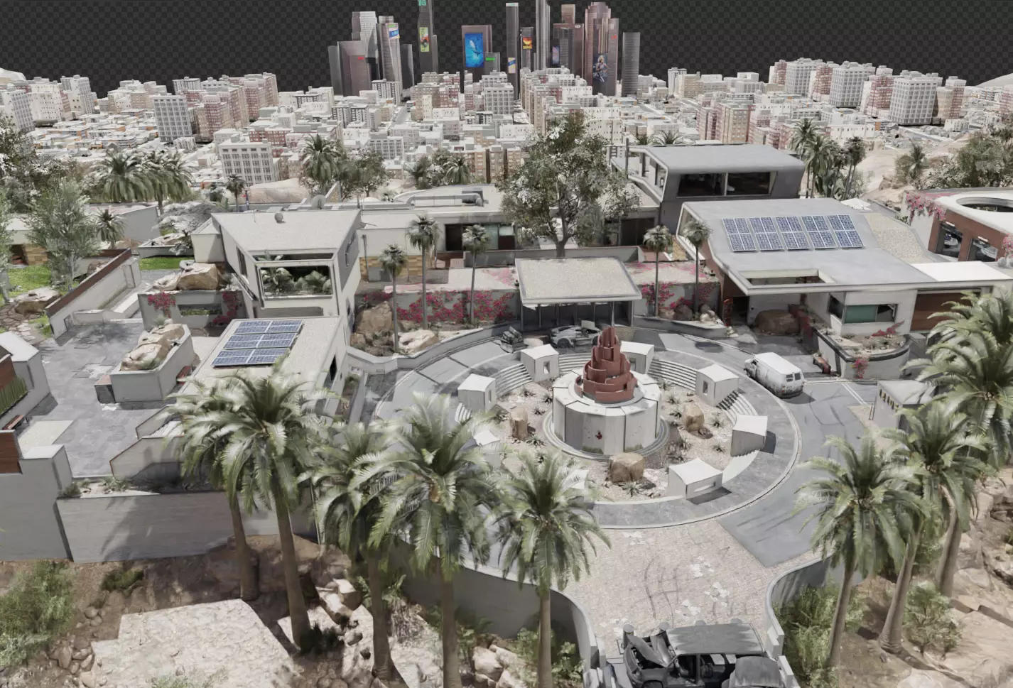 Call of Duty Raid Map 3D model
