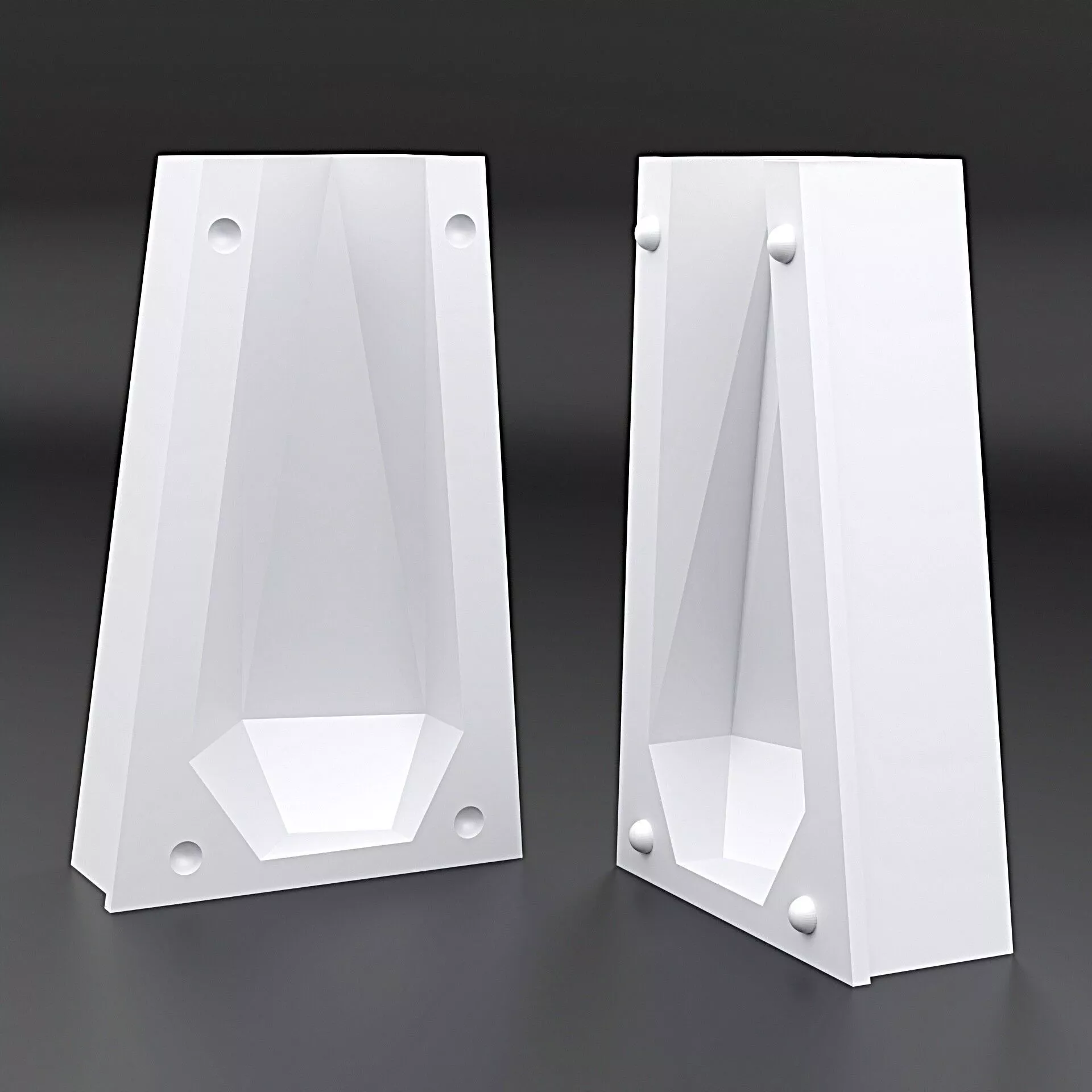 Candle and Gypsum Mold Casting Geometric Design Free 3D print model