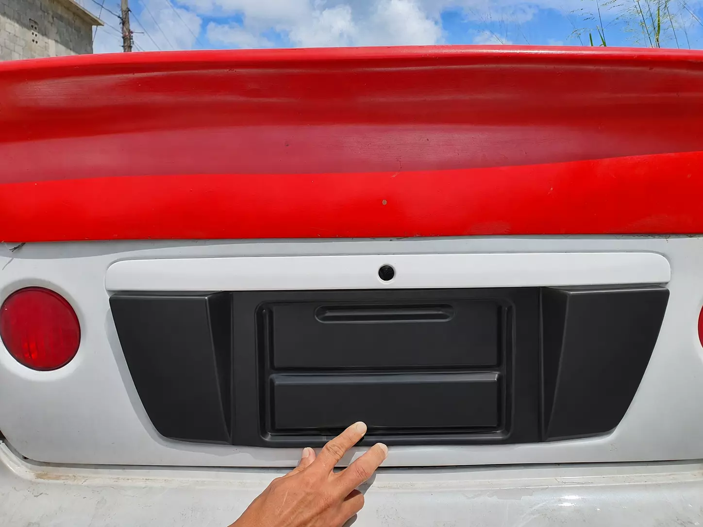 Altezza IS 200-300 TRD Style License Plate Garnish 3D print model
