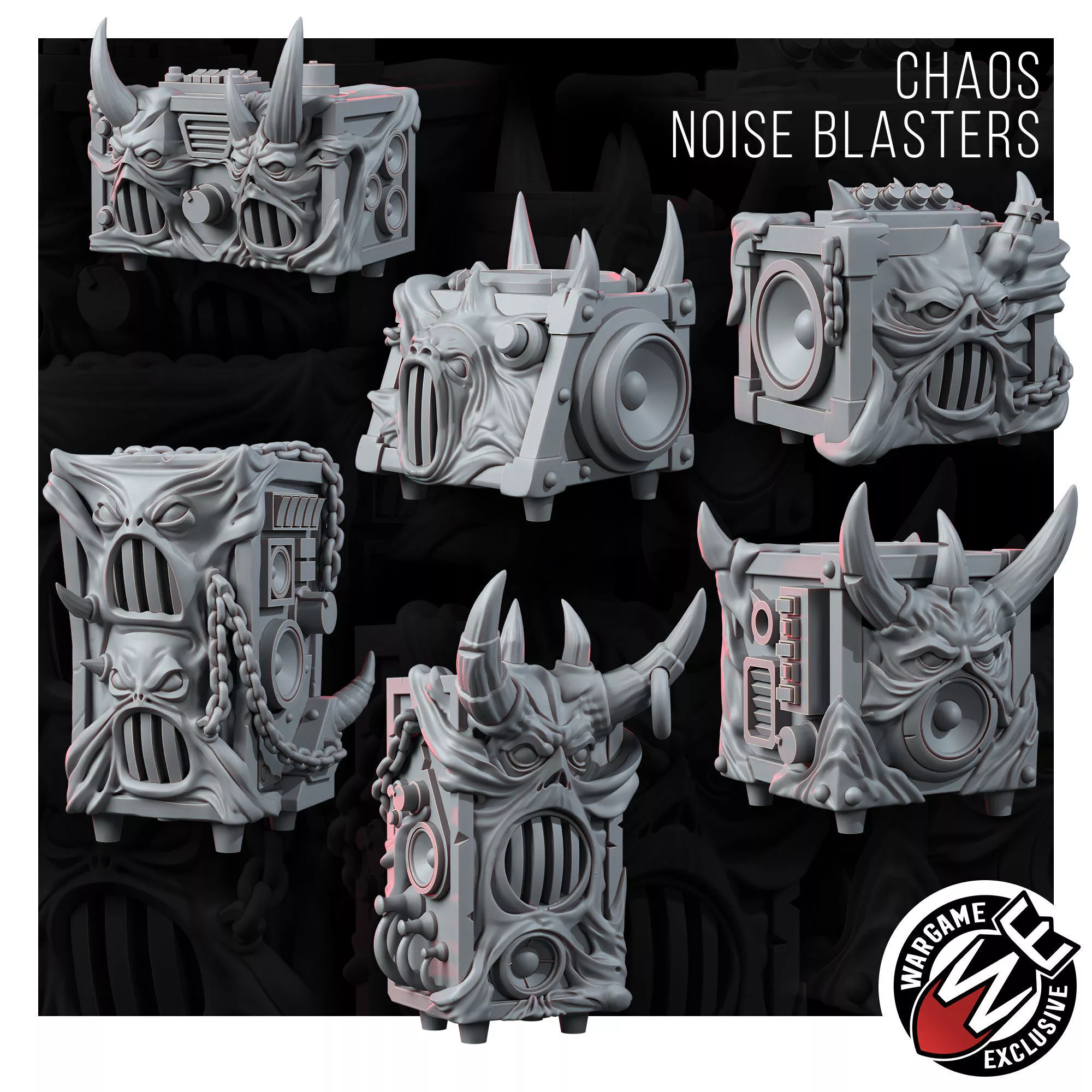 CHAOS NOISE BLASTERS 3D model