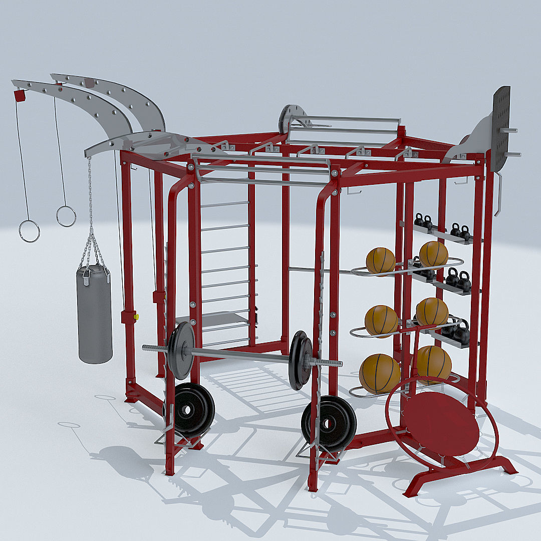 Training Center Machine CT-8100 3D model_4