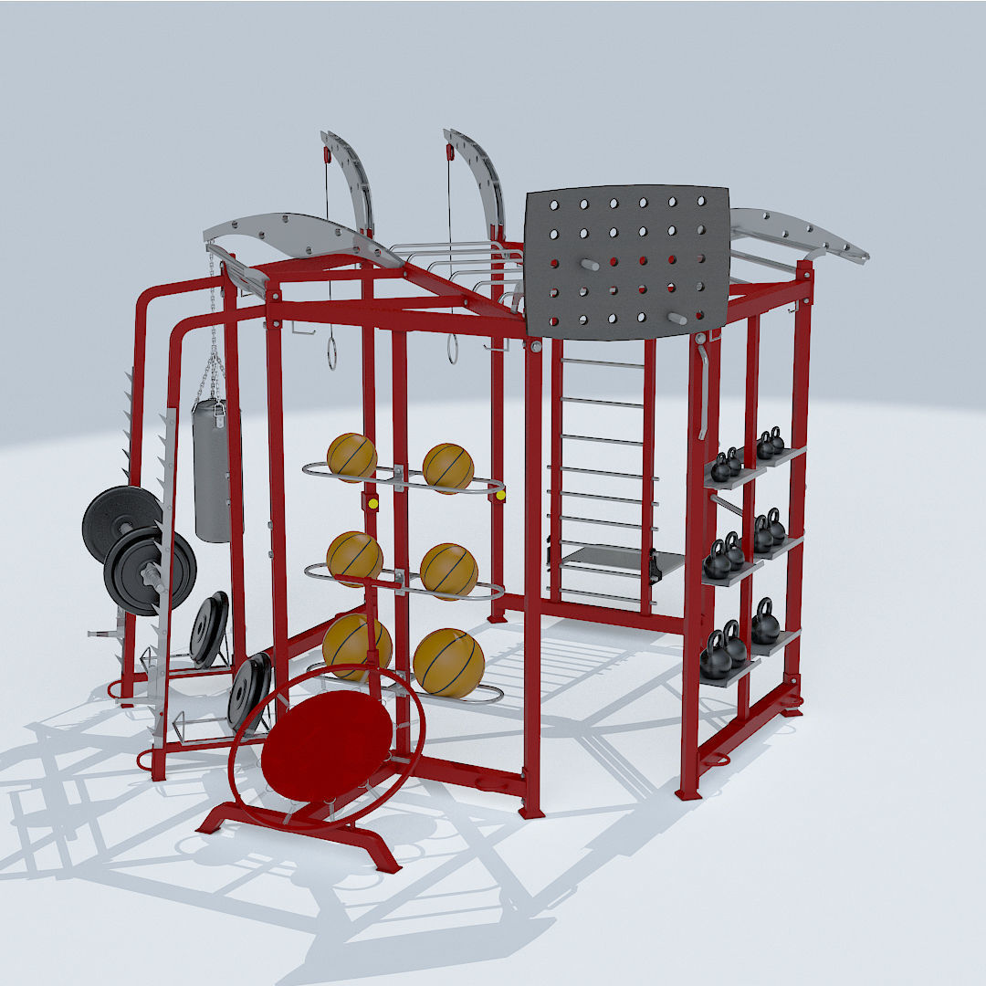 Training Center Machine CT-8100 3D model_2