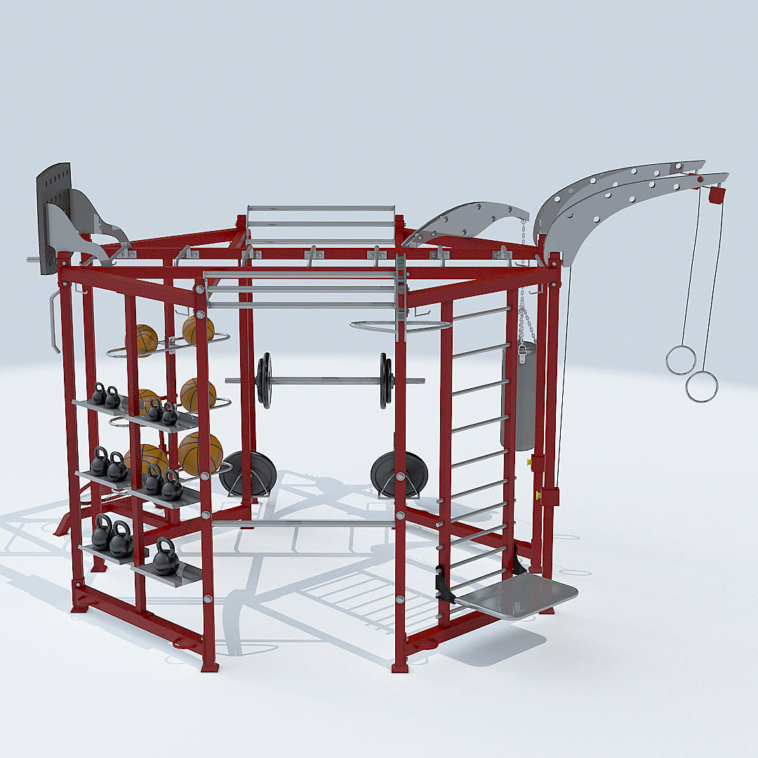 Training Center Machine CT-8100 3D model_1