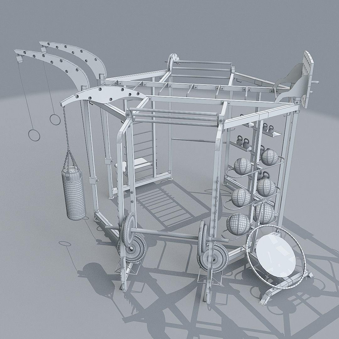 Training Center Machine CT-8100 3D model_6