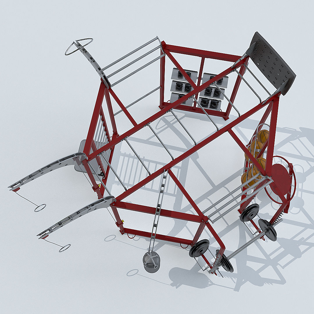 Training Center Machine CT-8100 3D model_7