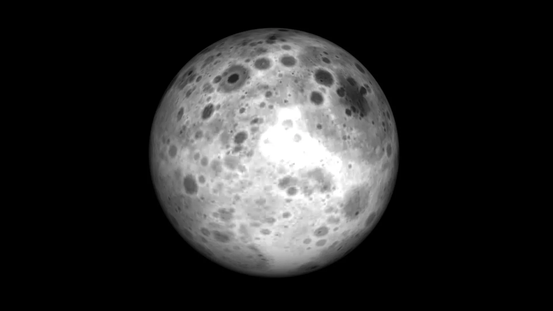 Moonlike Planet 3D model