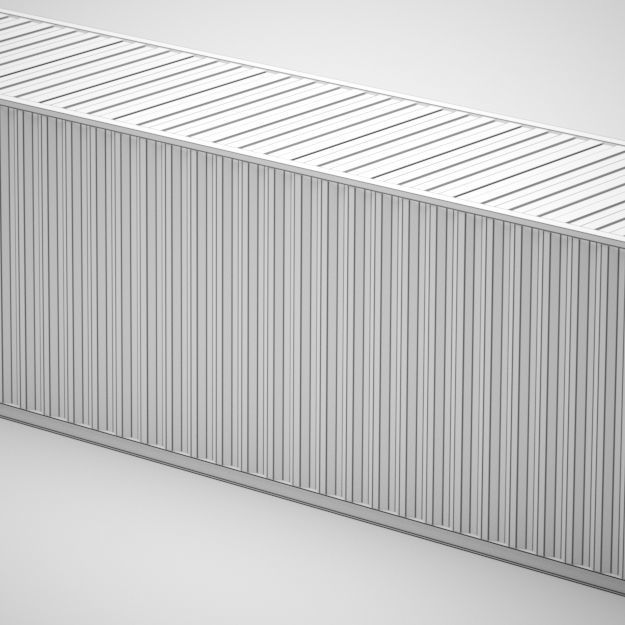 Cargo Container - HAPAG LLOYD - Contenedor de carga 3D model_12