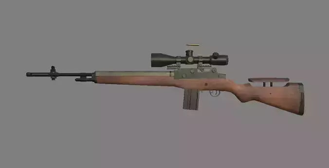 Model of  M21 Sniper rifl