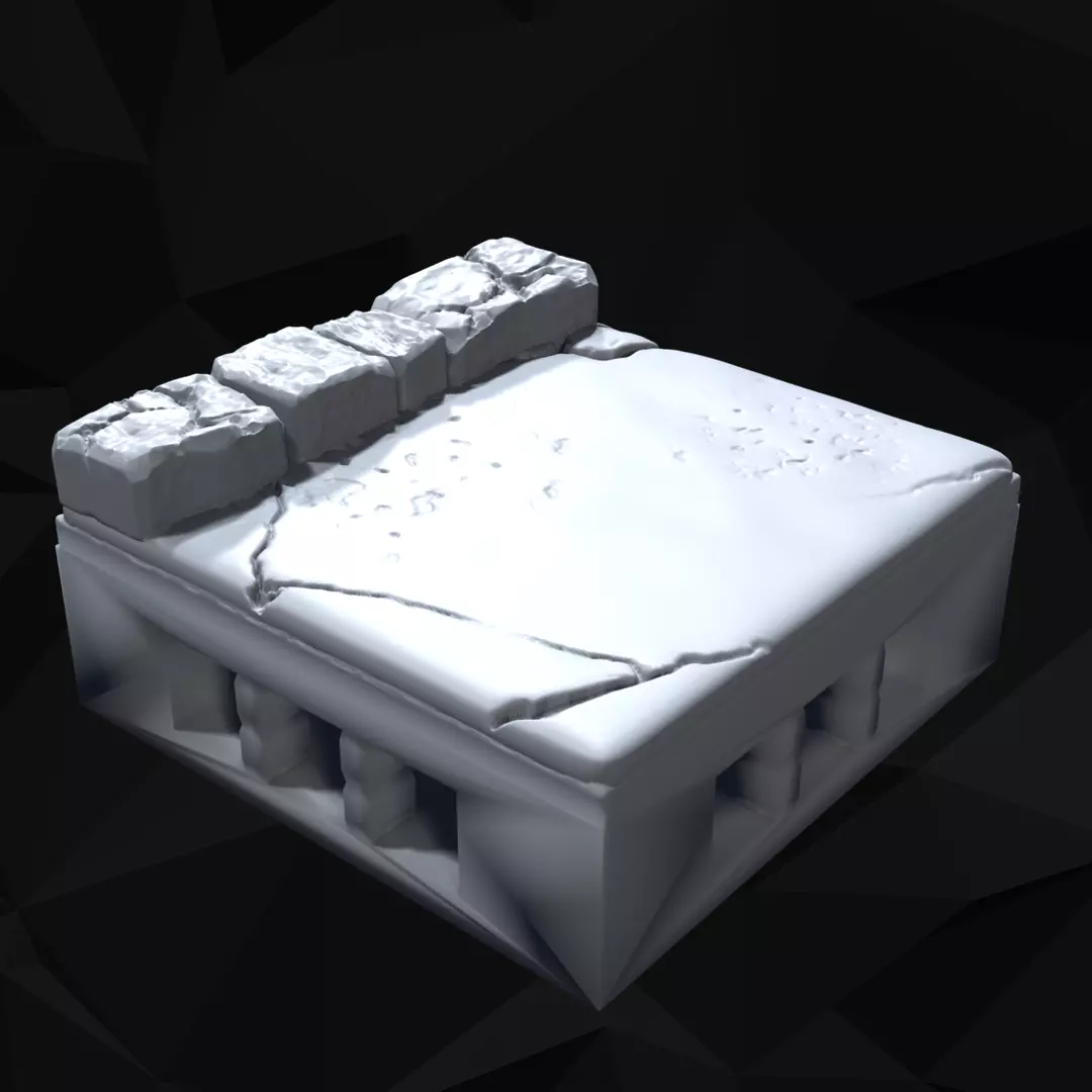 Modular Dungeon Bricks 10 Piece Set 3D print model