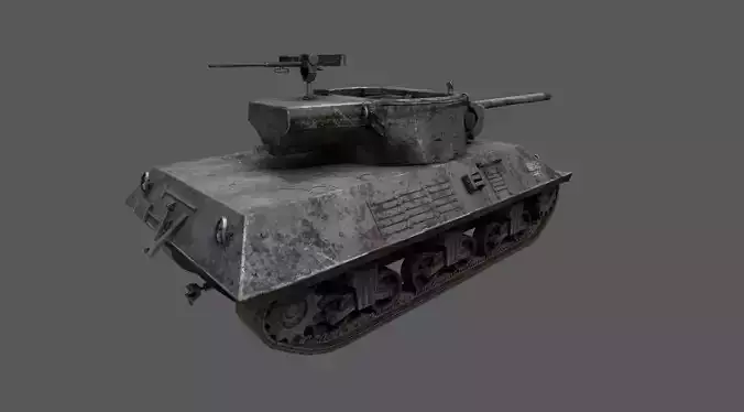 US Tank Destroyer M36 Jackson 3D model