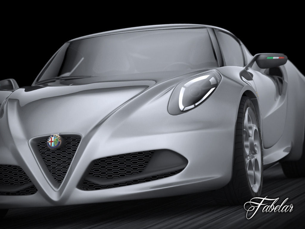 Alfa Romeo 4C 3D model_4