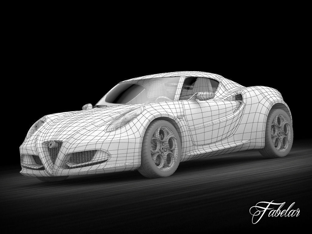 Alfa Romeo 4C 3D model_9