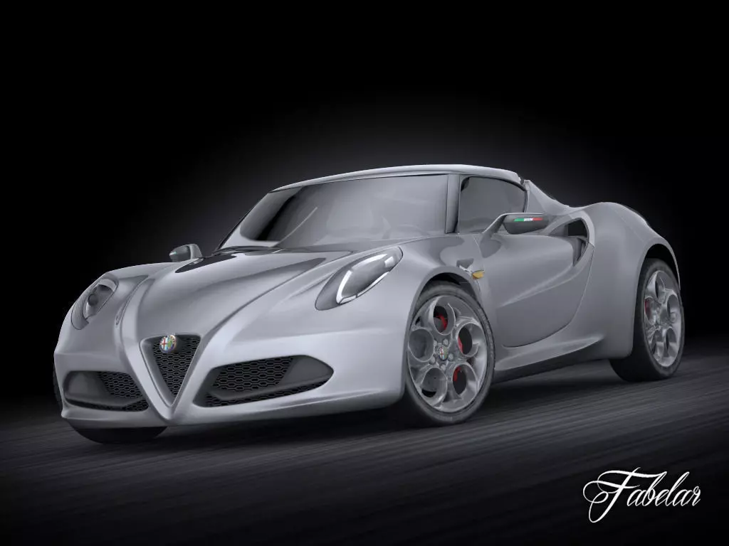 Alfa Romeo 4C 3D model_0