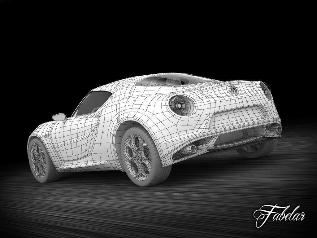 Alfa Romeo 4C 3D model_10