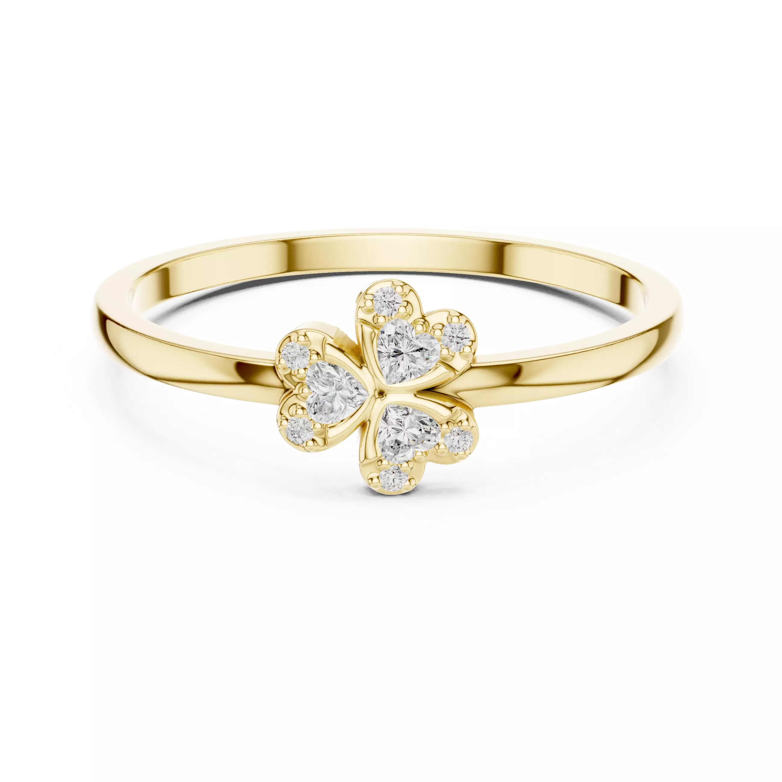 Solitaire ring 3dm stl render detail 3D print model 3D print model