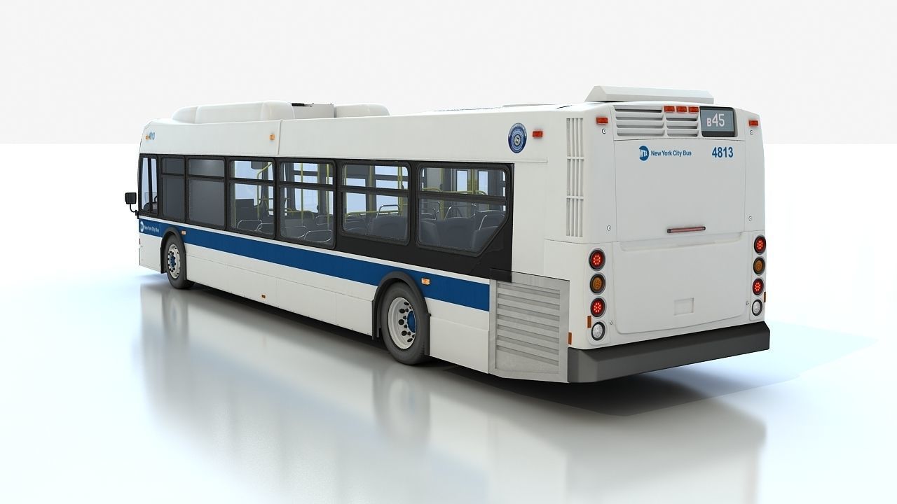 New Flyer Xd40 Xcelsior 3D model_6