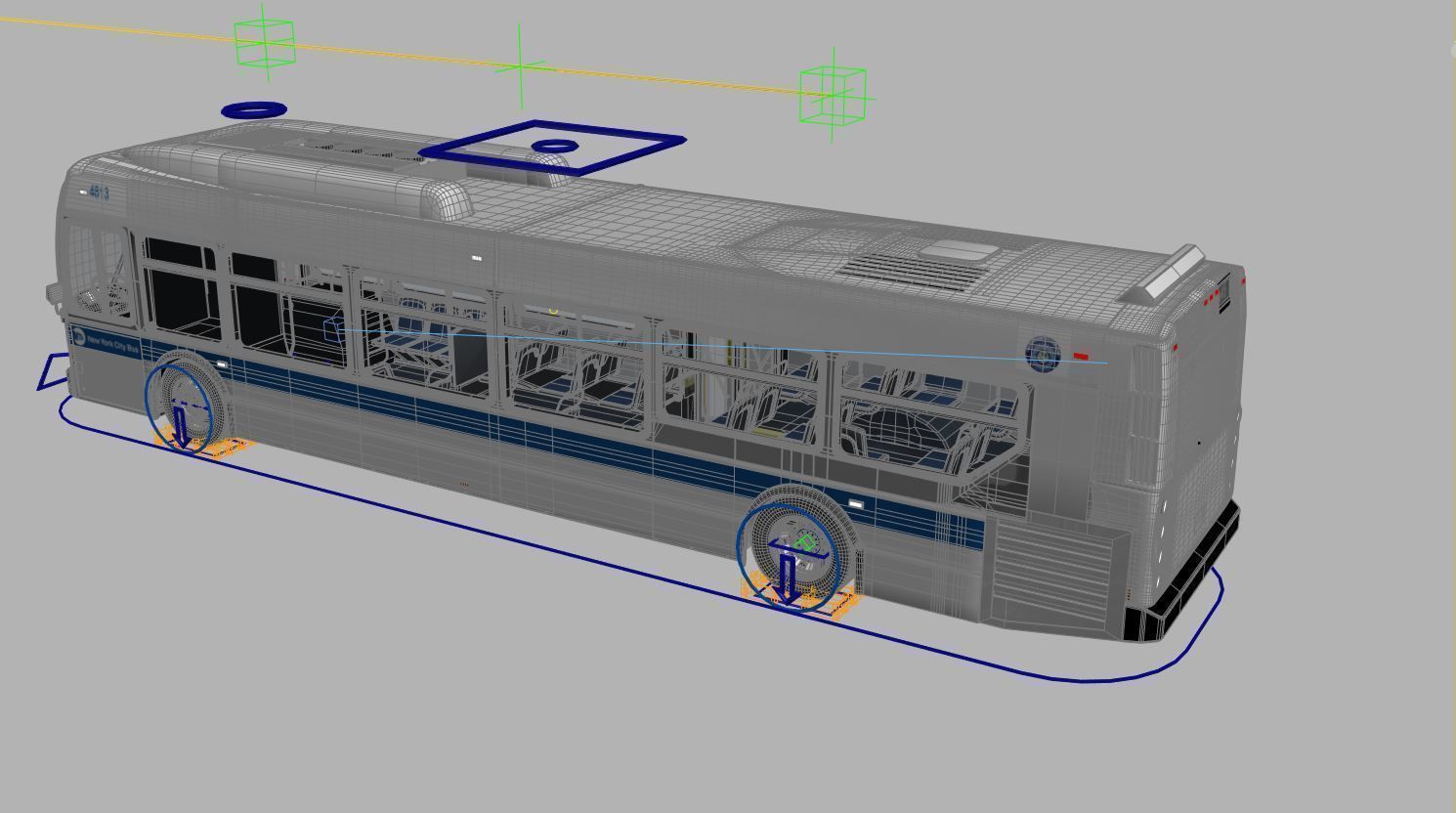 New Flyer Xd40 Xcelsior 3D model_11