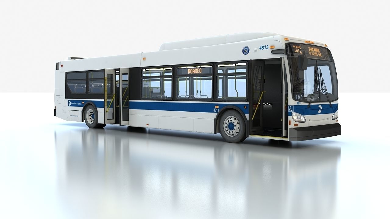 New Flyer Xd40 Xcelsior 3D model_8