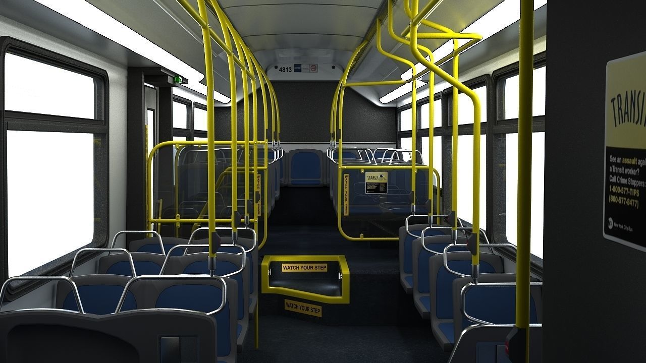 New Flyer Xd40 Xcelsior 3D model_13