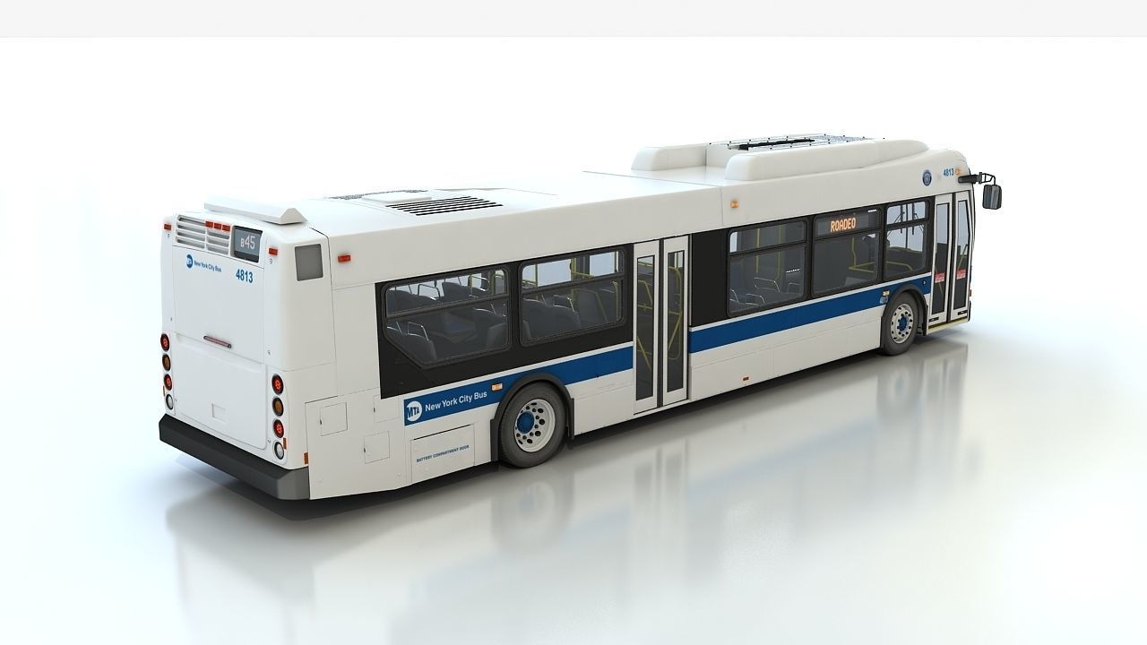 New Flyer Xd40 Xcelsior 3D model_3