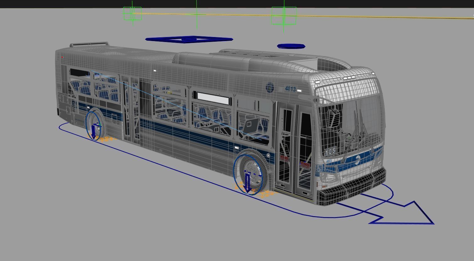 New Flyer Xd40 Xcelsior 3D model_10