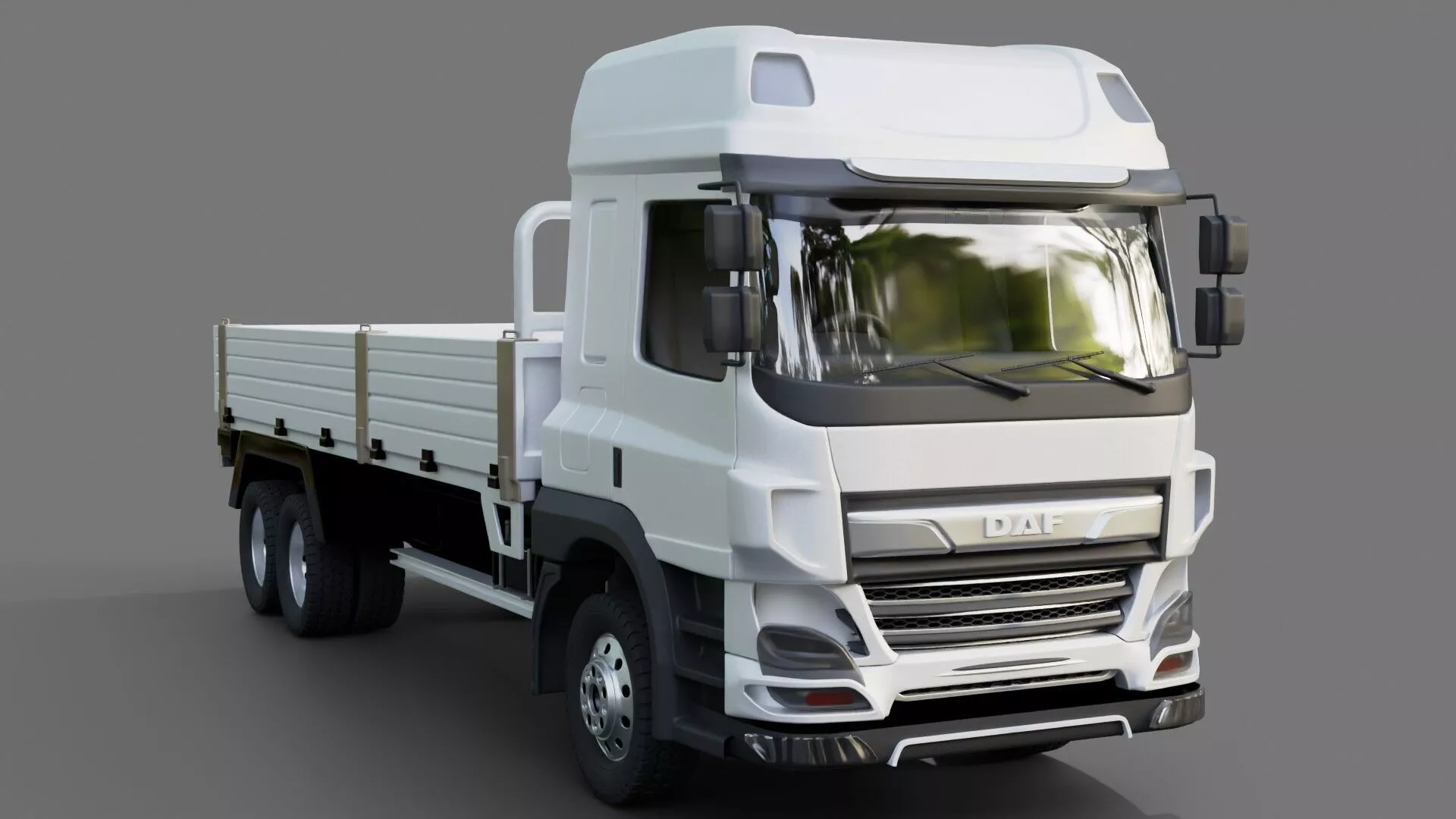 DAF CF Flatbed Truck 3D model