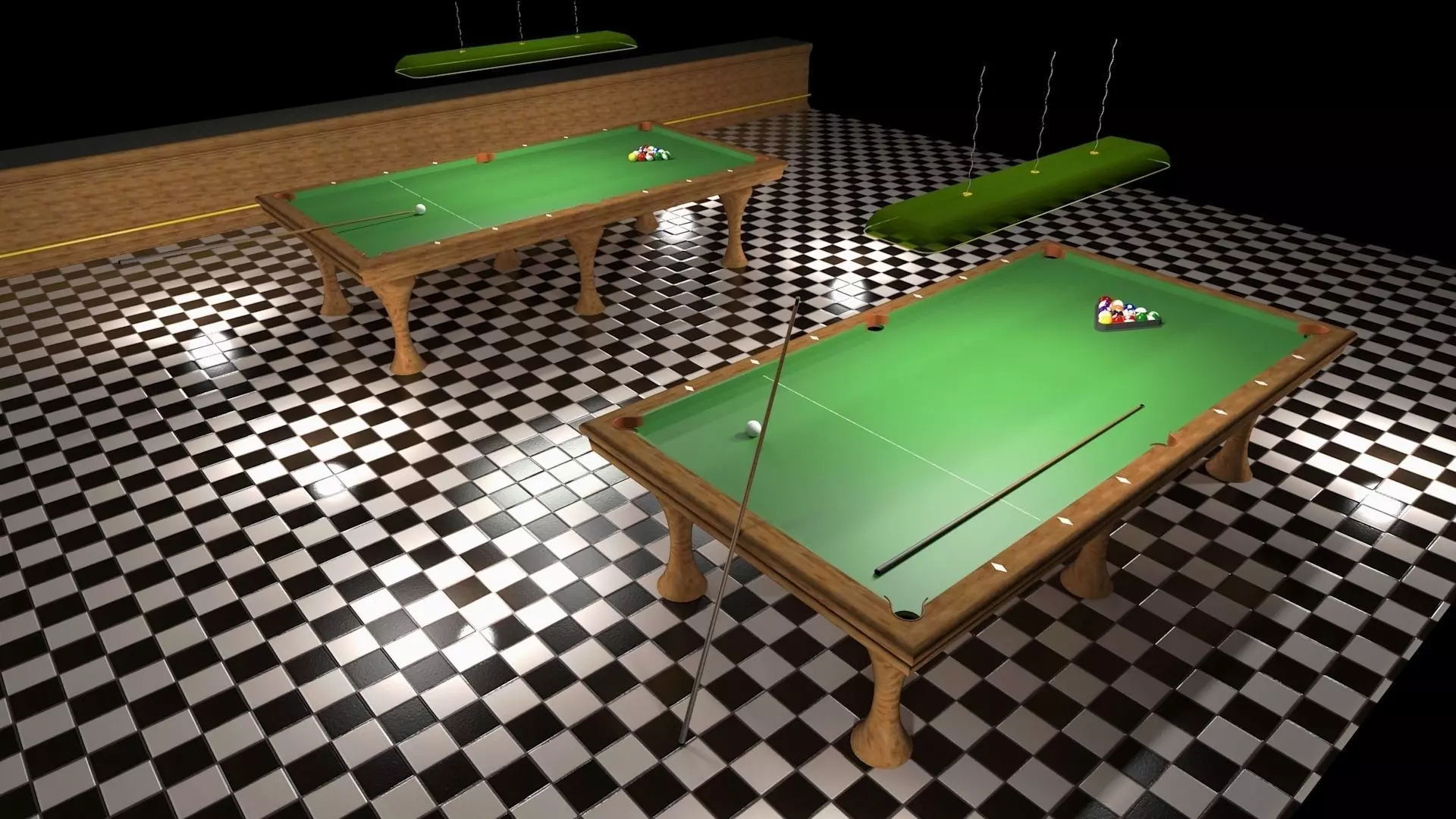 Miniature Pool Table 3D print model_0