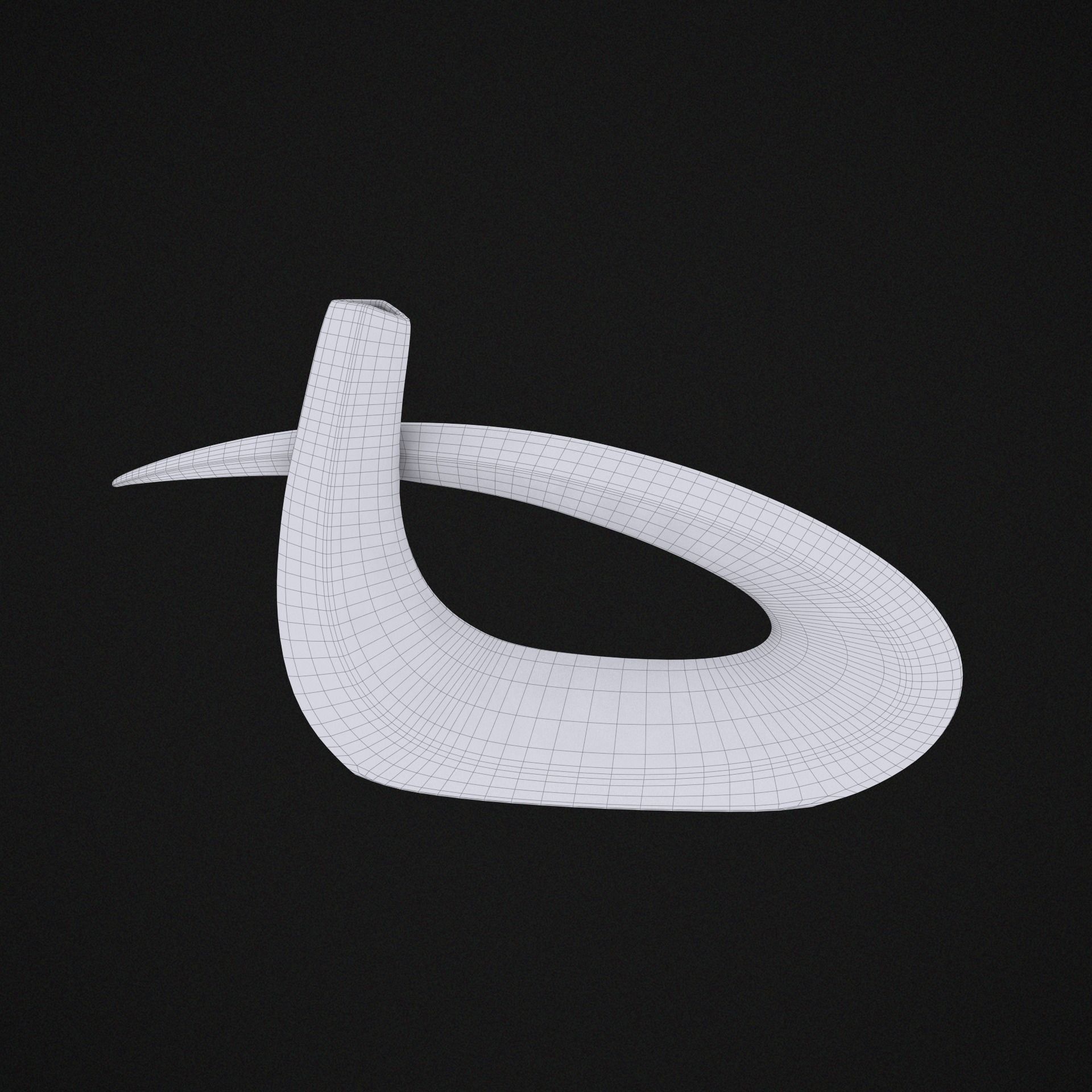 Omicron Decoration Vase Free low-poly 3D model_13