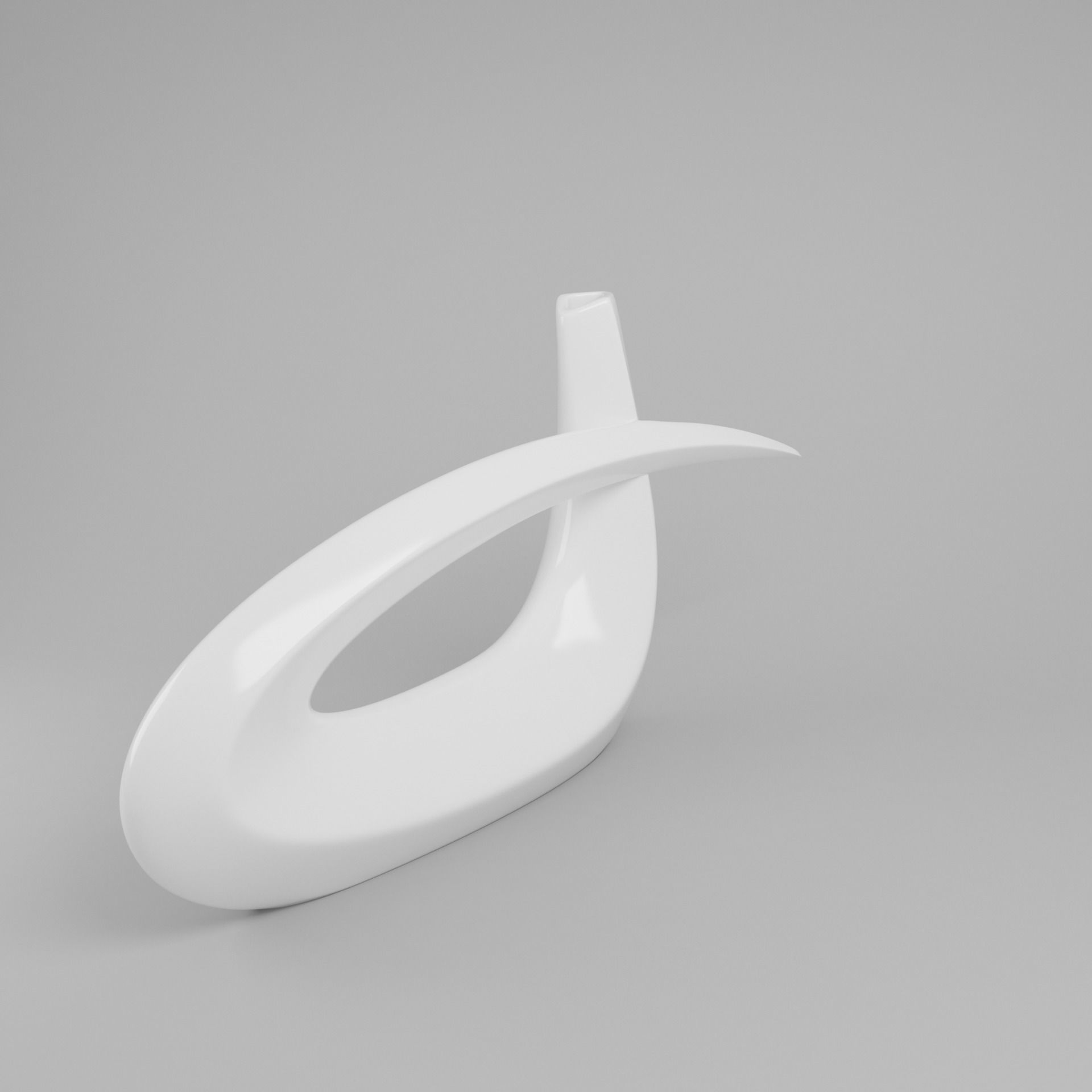 Omicron Decoration Vase Free low-poly 3D model_5