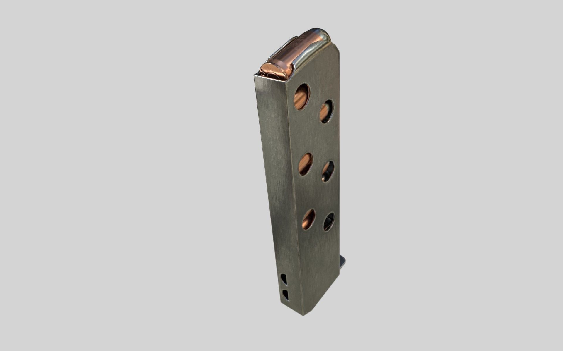 Webley 1913 PBR Low-poly 3D model_14